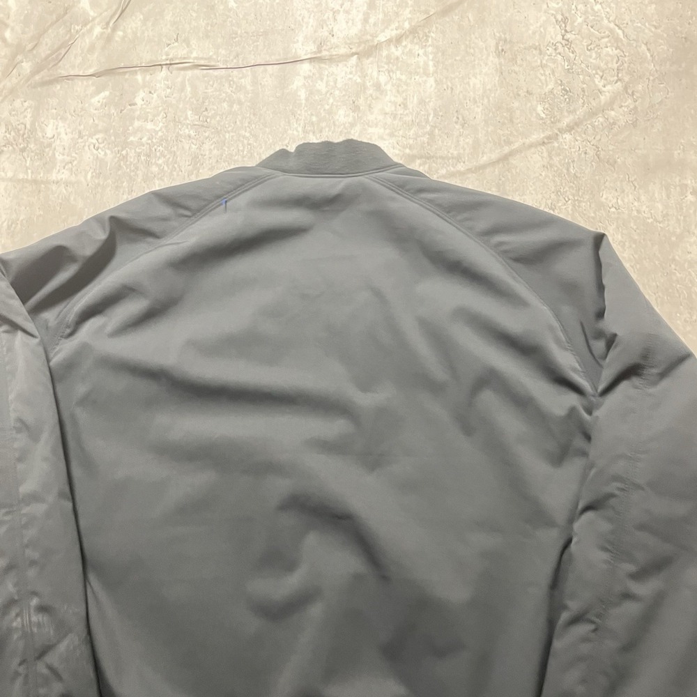 Hurley Men's Large Black Zip Up Jacket with Hood Reflective Logo Lightweight - Picture 9 of 10